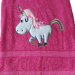 Fehér Unicornis törlköző